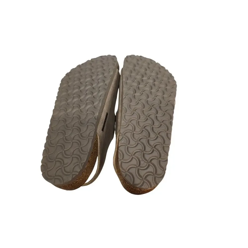 Birkenstock Arizona Taupe Sandals Mens Size 11 Soft Footbed Comfort Slides